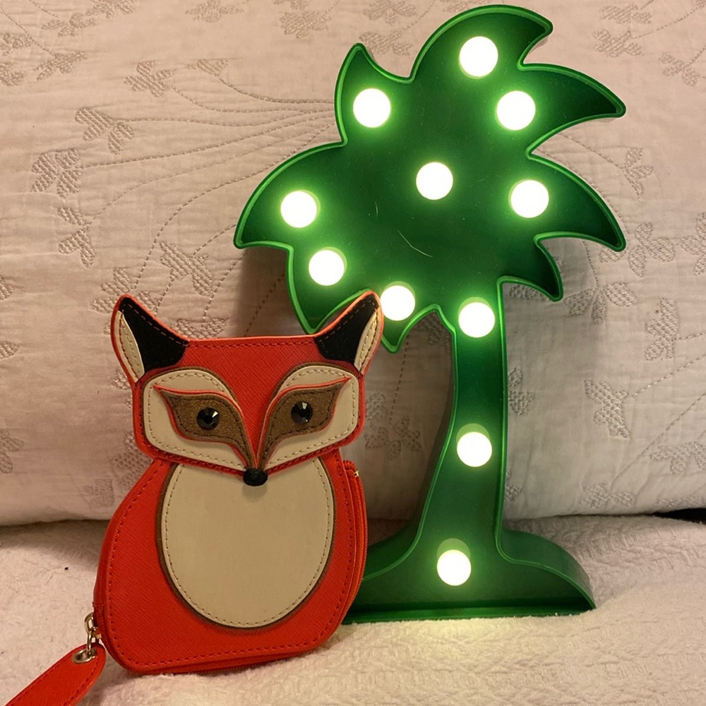 Kate Spade Blaze A Trail Fox coin purse Rare